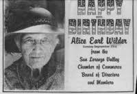 Happy 90th Birthday Alice Earl Wilder — Calisphere