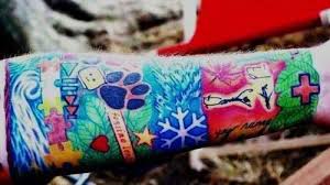 Ed Sheeran Tattoos Arancione