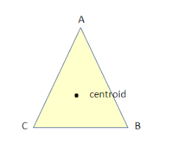 Centroid Coordinates Of A Triangle Given The Vertex