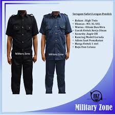 Maybe you would like to learn more about one of these? Cod Grosir Baju Seragam Safari Lengan Pendek Setelan Security Satpam Supir Pdh Pdl Lapangan Lazada Indonesia