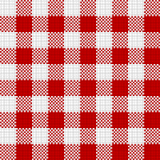 Red and white checkered pattern. Checker Plaid Cloth Red White Openclipart