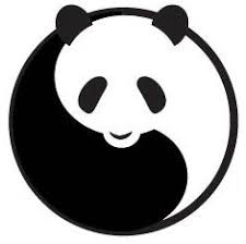 Black And White Kung Fu Panda Logo Panda Logo Panda Artwork Panda Tattoo Panda Wallpapers