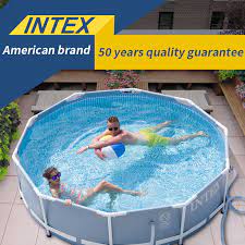 Intex kolam renang bear 3 ring baby pool 57106. Intex Kolam Renang Penebalan Rumah Anak Anak Kolam Renang Besar Dilipat Kolam Renang Kolam Ikan Komersial Dewasa Kolam Renang Aliexpress