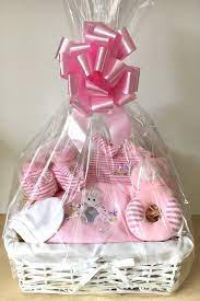 Unique baby gifts, baby gift baskets, baby shower favors, personalized baby blankets, and hundreds of inexpensive baby gifts for any budget. Striped Rabbit Baby Girl Gift Basket Baby Girl Gift Baskets Diy Baby Shower Gifts Baby Bath Tub Gift Basket