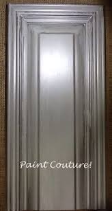The Couture Collection Tm Silver Star Metallic Paint Mixed With Glaze Over Paint Couture Kitchen Cabinet Remodel Metallic Painted Furniture Antique Kitchen