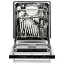 However, when we went out live shopping and compared the features, the kitchenaid clearly won out. Kitchenaid Top Control Built In Dishwasher In Stainless Steel With Stainless Steel Tub And Window With Lighted Interior 44dba Kdtm384ess The Home Depot Steel Tub Built In Dishwasher Dishwasher Parts