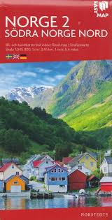 The teach has a massive bloody norge! Easy Map Norge 2 Sodra Norge Nord 1 345 000 Geobuchhandlung Kiel