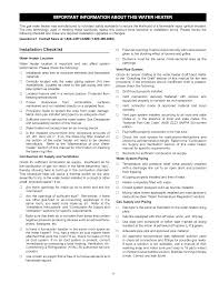 Kenmore 153332421 User Manual Water Heater Manuals And Guides 1101619l