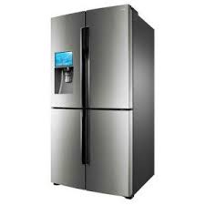 Samsung T9000 With Android Capable 10 Lcd And Adaptable Fresh Food Freezer Compartment Shown At Internation Home Technology Smart Home Technology Smart Home
