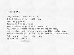 Mia Forrest Poem First Love Nature Quotes First Love Quotes