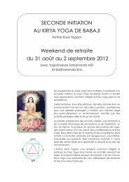 He was a disciple of bogar and his birth name is nagarajan. First Initiation Seminar Babaji S Kriya Yoga