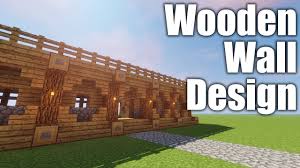 Maybe you would like to learn more about one of these? Wooden Wall Design How To Build Minecraft Youtube