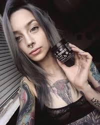 Lunar Tides Slate Grey Is Deep Grey Perfection On Brudnaheroina Permanent Hair Color Semi Permanent Hair Color Semi Permanent Hair Dye