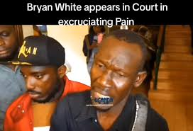 Bryan White appears in Court in excruciating Pain, Judge sends him back to  Hospital until he's better.