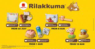 In celebration of doraemon's 50th anniversary, mcdonald's has debuted a series of doraemon goodies for its happy meal sets. Mcdonald S Malaysia Introduces Happy Meal Rilakkuma