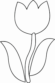Heart With Flowers Coloring Pages New Tulip Coloring Pages Free Ke Printable Flower Coloring Pages Flower Templates Printable Flower Templates Printable Free