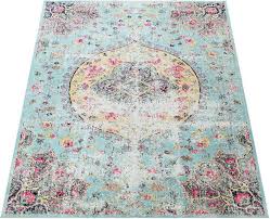 Kelim afghan teppich orientteppich 196x155 cm handgewebt klassisch. Teppich Artigo 401 Paco Home Rechteckig Hohe 4 Mm Kurzflor Vintage Design In Und Outdoor Geeignet Wohnzimmer Online Kaufen Otto
