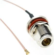 WOMELF 2pcs IPX IPEX UFL U.FL To N Female Nut Bulkhead Straight Connector  RF RG178 Cable Pigtail Coaxial Mini PCI (Color : 10cm) : Amazon.co.uk:  Electronics & Photo