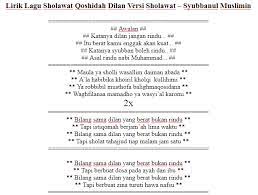 G daa iman abada d. Teks Sholawat Maula Ya Sholli Wasallim Daiman Abada Arab Berbagai Teks Penting