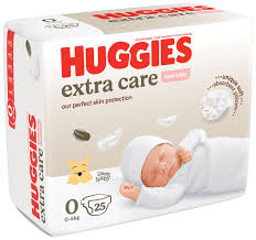 Huggies Extra Care Disposable Diapers Size 0 25s