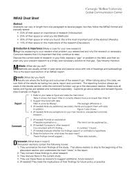 Begin by describing the problem or situation that motivates the. Imrd Cheatsheet