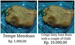 Kumpulan Meme Kocak Beda Harga Makanan Saat Menggunakan Nama Bahasa Inggris Smartphone Digital Infotainment Beepdo Com