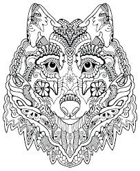 Wolf howling at the moon coloring pages. Wolf Coloring Pages For Adults Best Coloring Pages For Kids