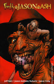This is a piece i made for a speed art of freddy vs jason on my channel. Freddy Vs Jason Vs Ash Tpb 2008 Dc Wildstorm Comic Books