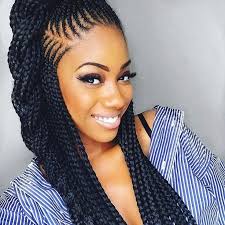 In south africa african females popular traditional hairstyle name is braided hairstyle and after long time when african people are popular in uk and other european countries then different hairstylist introduced african american braided hairstyle with modern pattern trend. Stylish South African Braided Hair Styles 2018 For Black Girls African American Braided Hairstyles 2018 African Peace Magazine