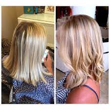 Before After Partial Highlight Using Olaplex On Her Base I Used Rose Gold And It Turned Out The Prettiest Beauty Tips For Hair Mom Hairstyles Long Hair Styles