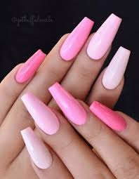See more ideas about long acrylic nails, coffin nails designs, cute acrylic nails. Ombre Pink Nails Long Novocom Top