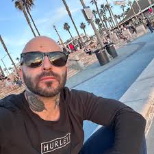 San Fernando Valley Hells Angels. From left to right. Charlie, Dana and  Painter Joe. Looks like they have Sturgis pit passes