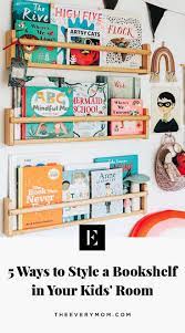 Humble crew kids wood book rack reg. How To Style A Bookshelf In Your Kids Room The Everymom