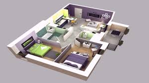 3 bedroom house design 3d. Interior Design Family House 3d 3 Bedroom House Plans Novocom Top