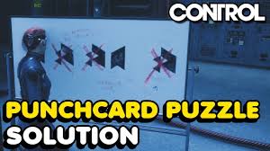 Maybe you would like to learn more about one of these? How To Solve The Punchcard Puzzle In Control Mission 04 Youtube