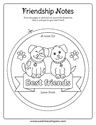 Www pinterest de 1 self expression coloring on a blank canvas paper is a way for kids as well. Super Cute Best Friends Coloring Page Notes