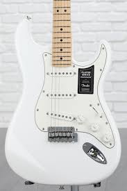 Fender Player Stratocaster Polar White With Maple Fingerboard Fender Stratocaster Fender Stratocaster White Fender Guitars Stratocaster