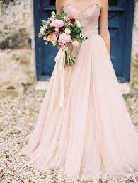 Blush Wedding Dresses For The Modern Bride Mywedding Summer Wedding Dress Wedding Dresses Blush Wedding Dresses Sweetheart Neckline