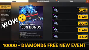 Top up voucher game free fire langsung di shopee. 100 Bonus Diamond Top Up Event Full Details Get Up To 5200 Diamond In Free Fire New Top Up Event Youtube