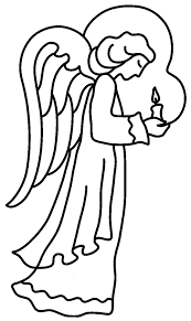 Christmas ornaments coloring pages printable: Christmas Symbols Angel Coloring Pages Angel Drawing Christmas Angel Crafts