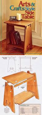 Art And Crafts Style Side Table Plans Furniture Plans And Projects Http Woodarchivi Woodworking Plans Arts And Crafts Furniture Woodworking Projects Diy