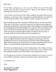 __ coffee without __ bread could never honestly serve as supper. Chalkhill Writers The Railway Children Peter Writes To His Father