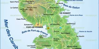 Promotion de l'ile de la martinique Karte Von Martinique Insel In Frankreich Welt Atlas De