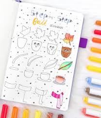 Fall Doodles Drawing Guide Doodle Drawings Bullet Journal Doodles Bullet Journal Ideas Pages