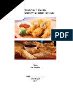 Contoh proposal usaha makanan donat. Proposal Ayam Geprek Pigura