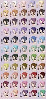 29 Ideas For Drawing Hair Color Inspiration Anime Hair Color Drawing Reference Drawing Tutorial