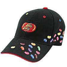 Black Jelly Belly Logo Baseball Cap A 100 Cotton Hat That Has An Adjustable Back One Size Fits All Other Jelly Belly Logo Jelly Belly Candy Companies