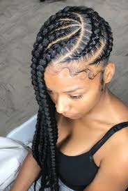 Reasons Why You Should Wear Side Cornrows Gevlochten Haar Afro Kapsel Vlechten Haarideeen
