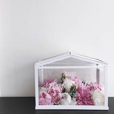 A Mini Ikea Greenhouse As A Card Box Weddingcalligraphy How To Get Him To Propose Ideas In 2021 Card Box Wedding Modern Wedding Diy Wedding Cards