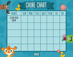 36 inquisitive classroom cleaning chart for school